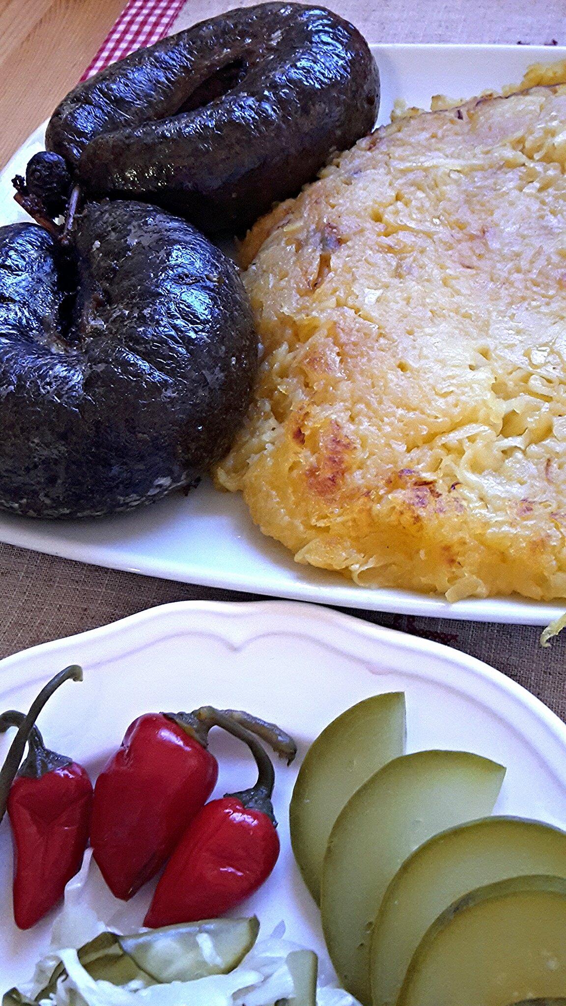 Pirított, hagymás reszelt krumpli