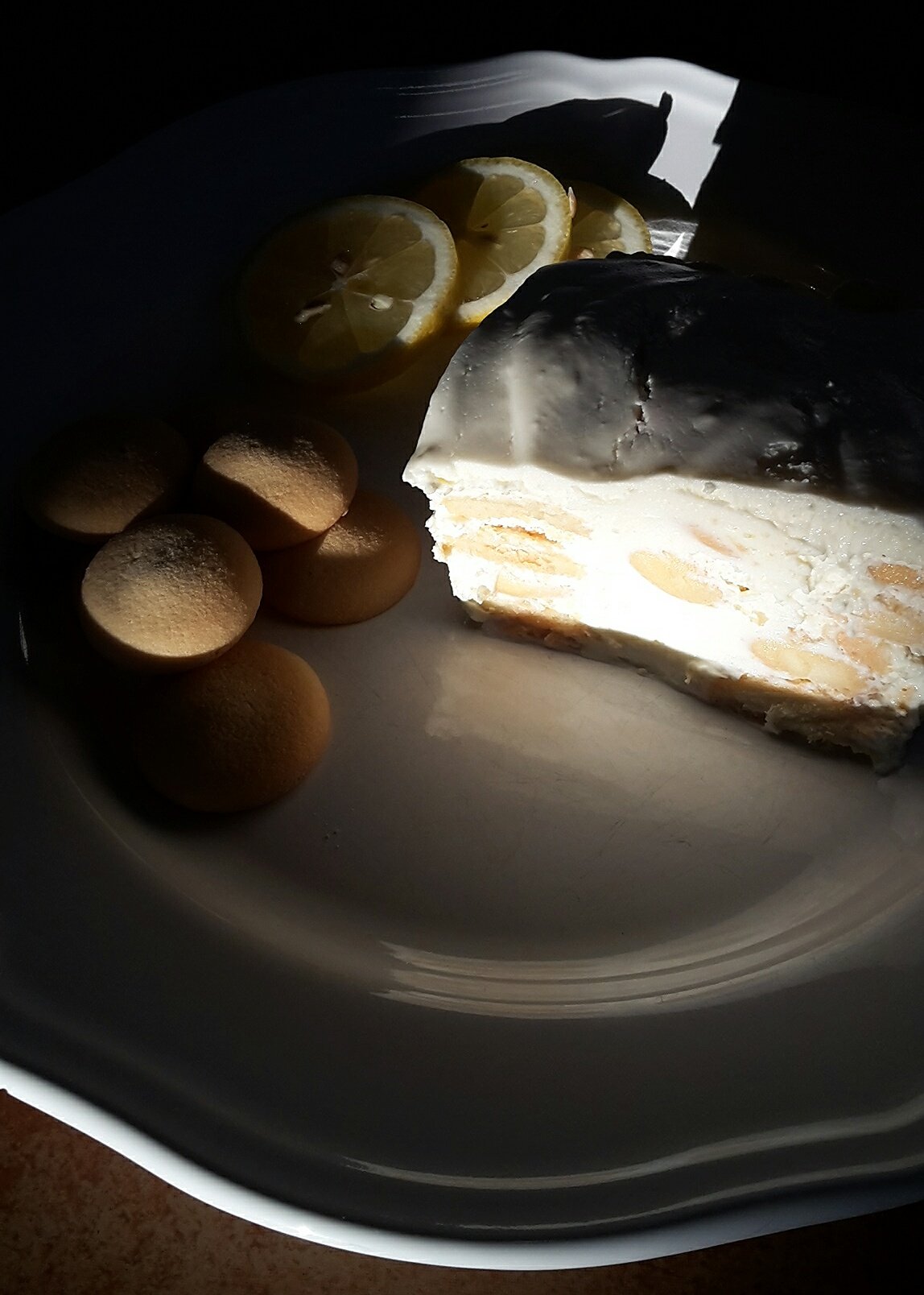 Citromkrémes piskótatallérok