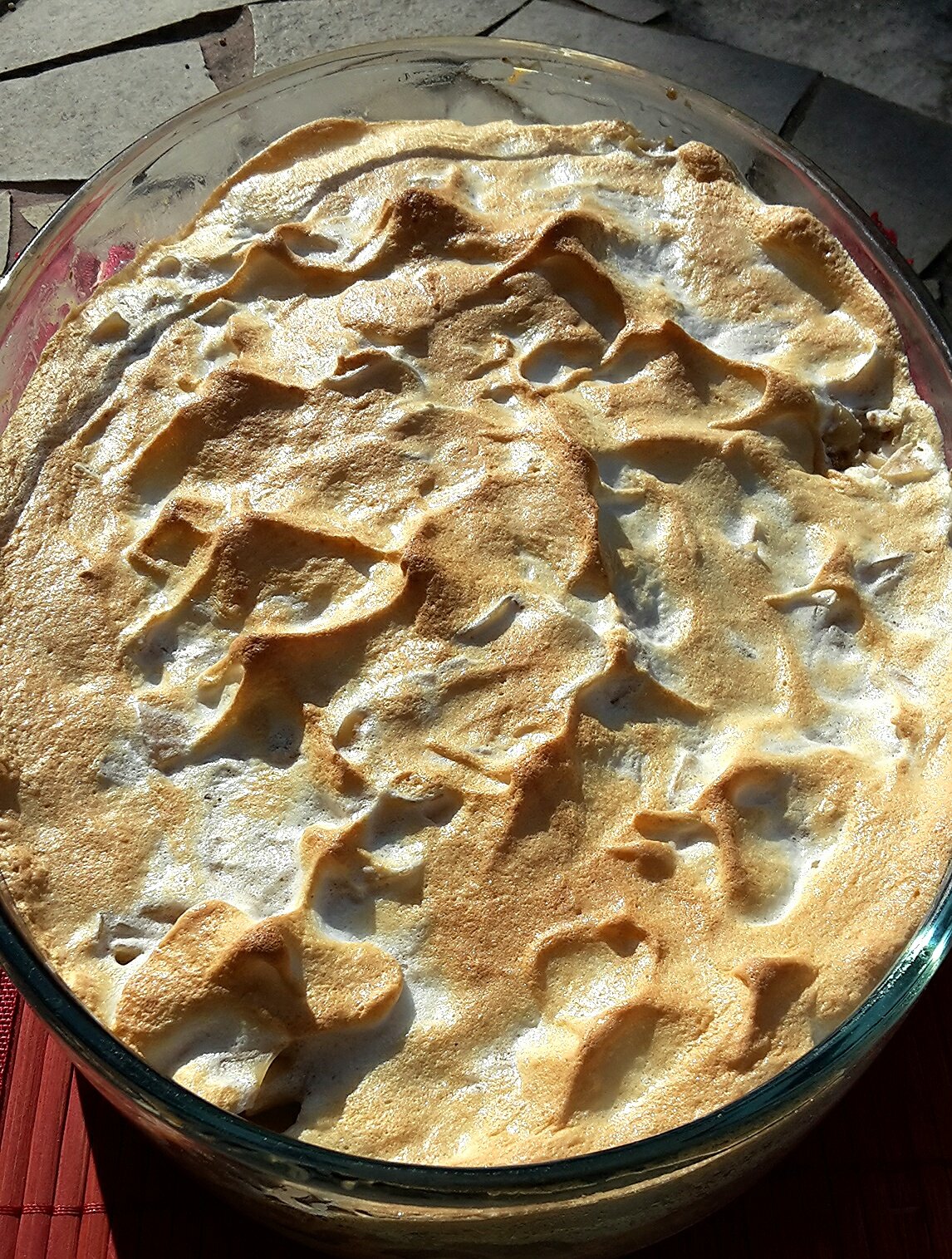 Tejben főtt diós tészta a