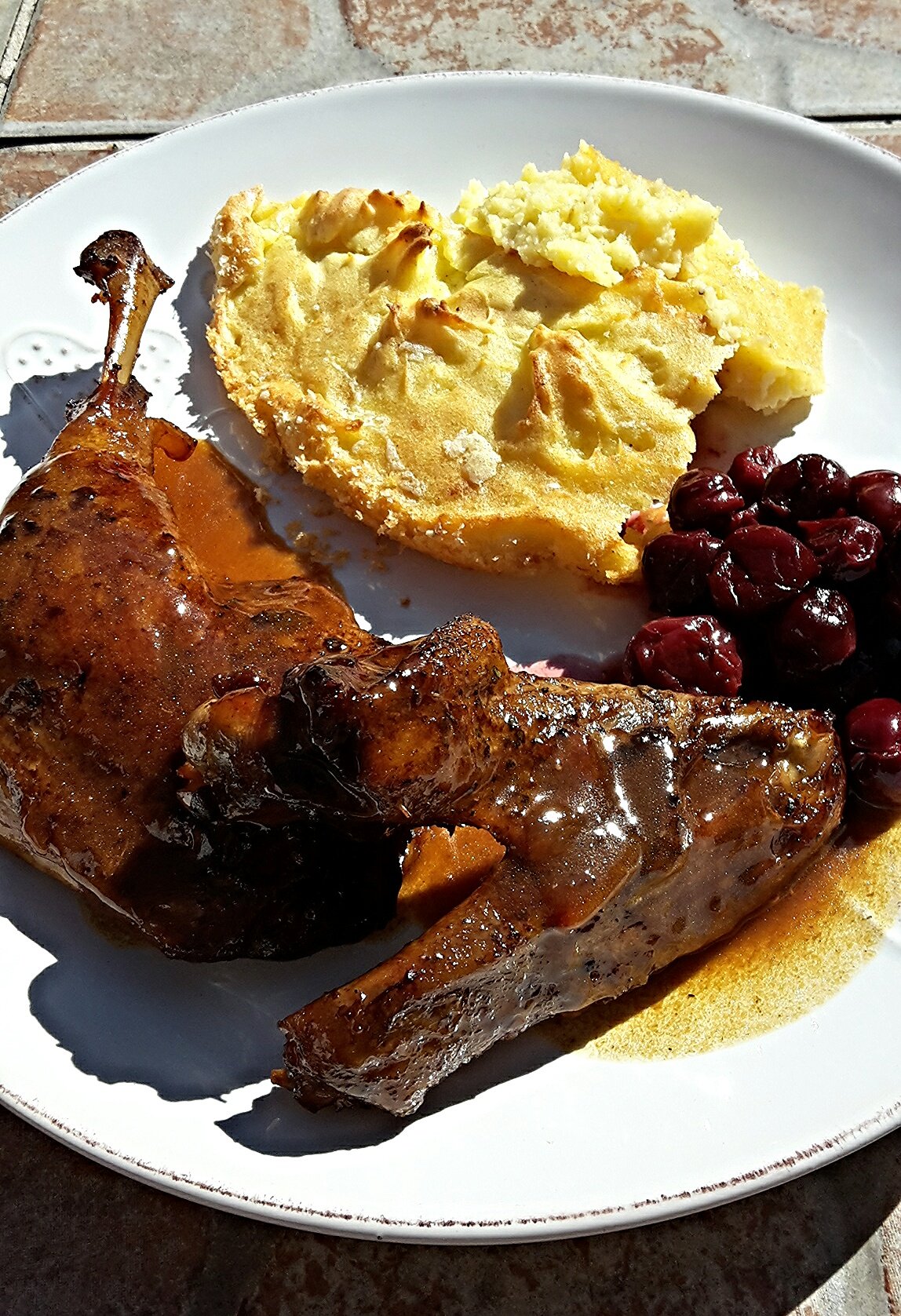 Narancsos kacsa krumplifelfújttal