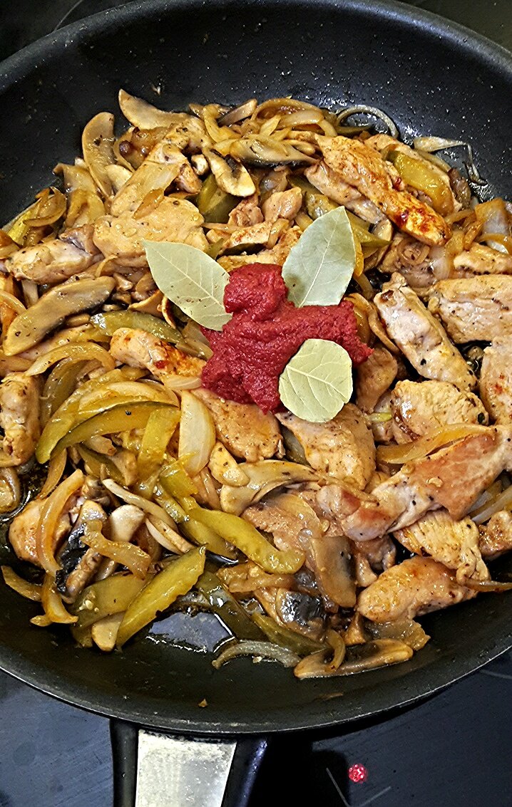 Sztroganoff pulykacsíkok