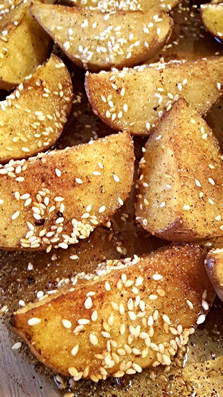 Steak burgonya