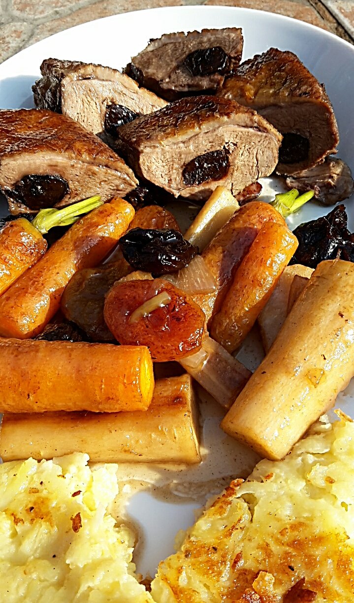 Aszalt szilvával töltött kacsamell