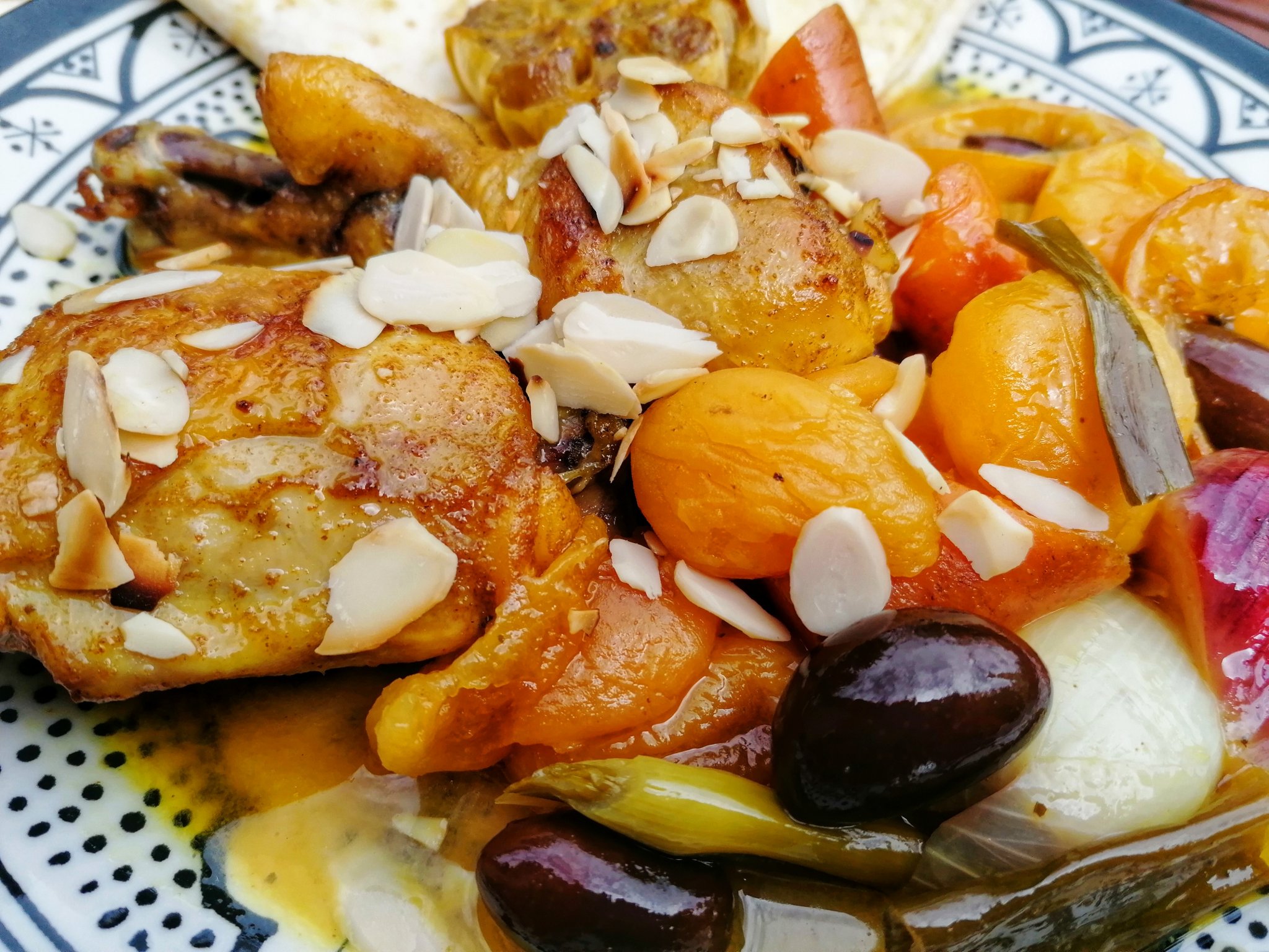 Marokkói csirke tagine